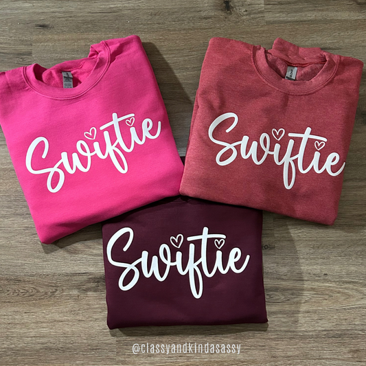 Swiftie Puff Print Sweatshirt