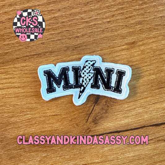 Mini Checkered Bolt patch