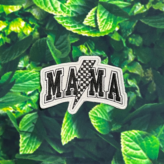 Mama Checkered Patch