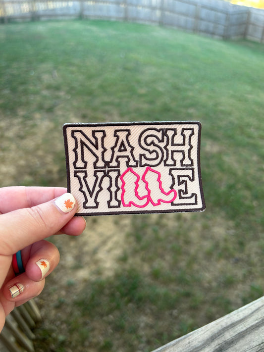 Nashville Boots Patch