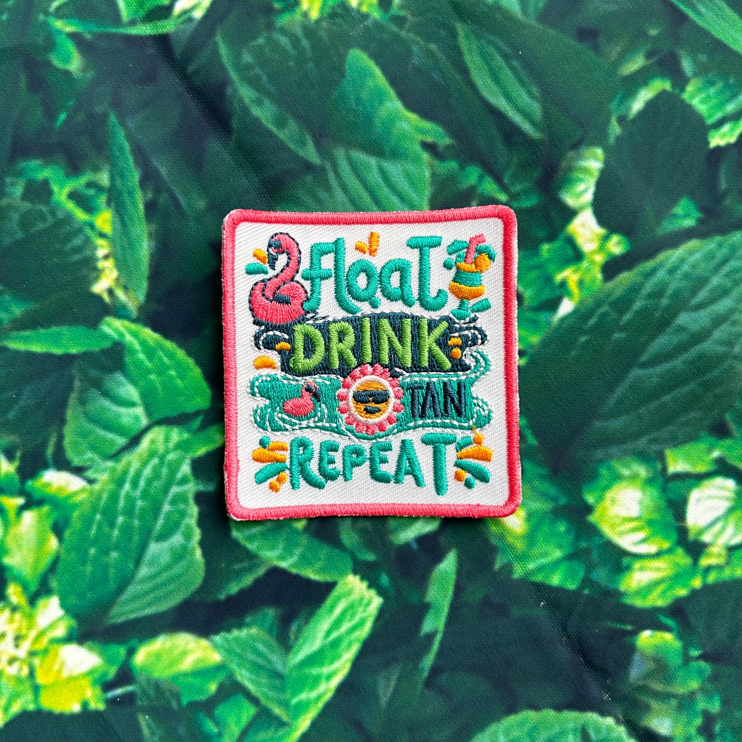 Float Drink Tan Repeat Patch