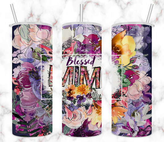 Blessed Mimi Floral Tumbler