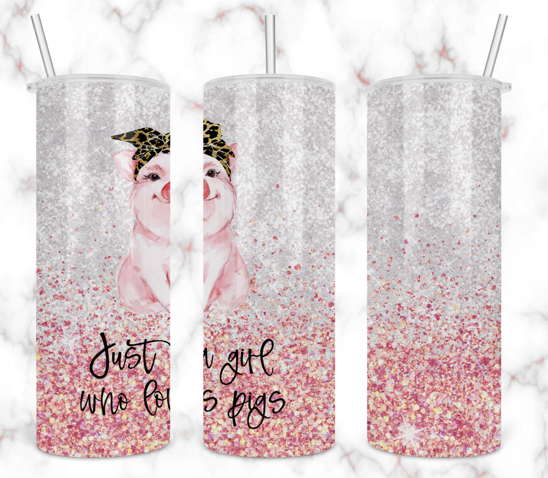 Just A Girl Who Loves Pigs Tumbler