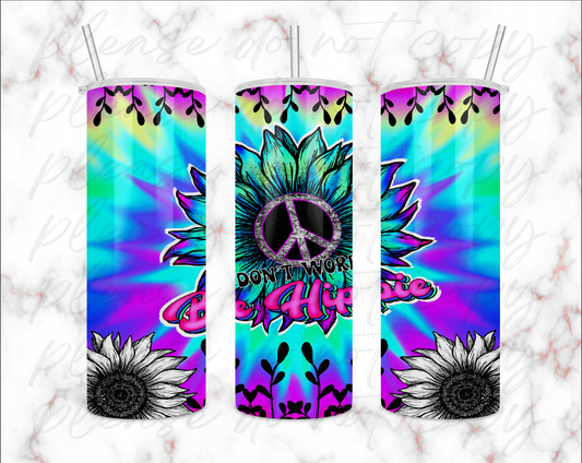 Don’t Worry Be Hippie Tumbler