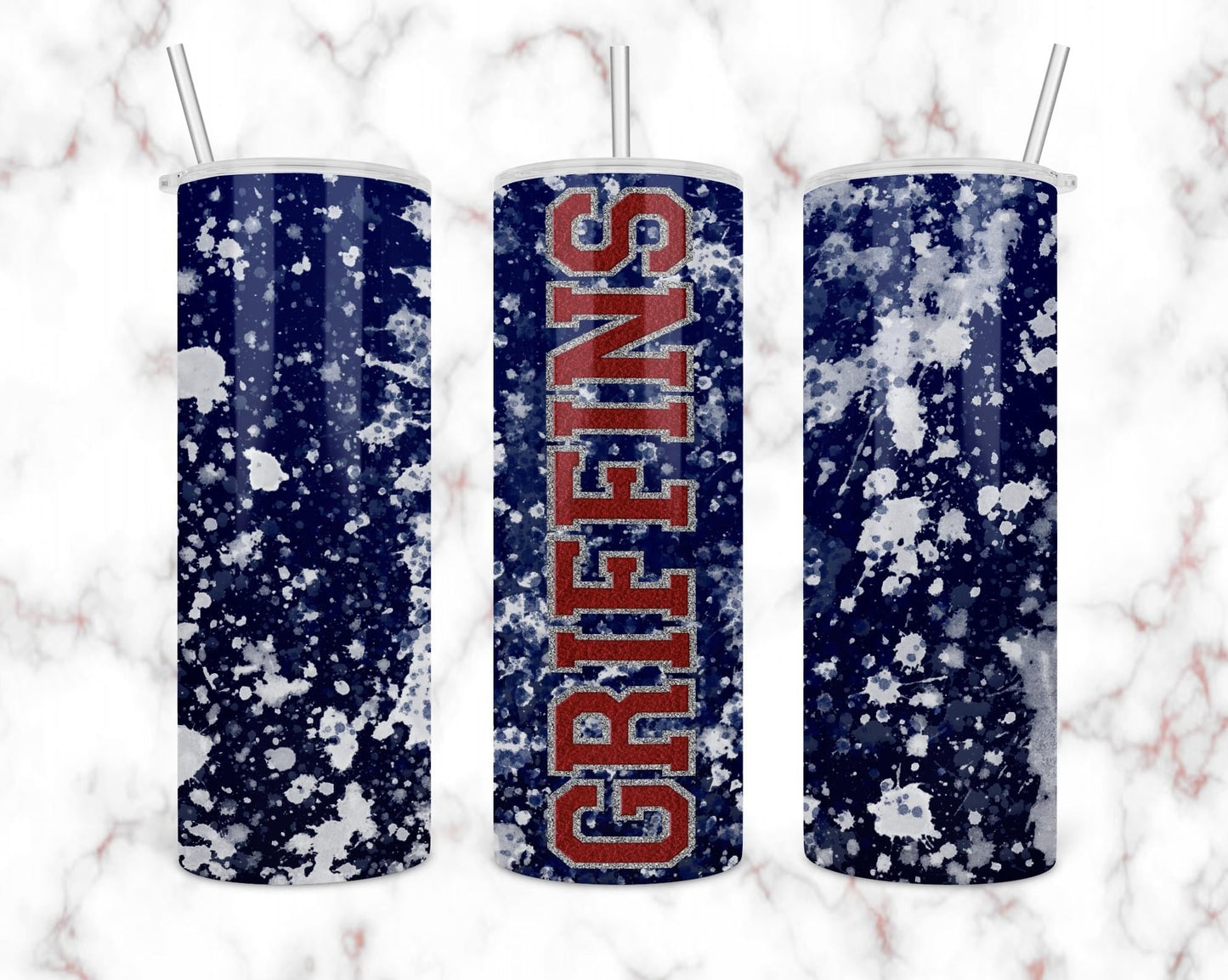 Griffins Navy and Red Tumbler